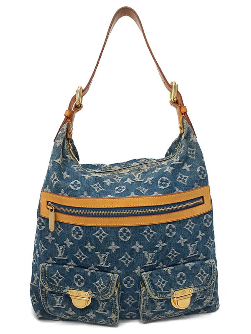 Louis Vuitton Monogram Denim Baggy Shoulder Bag